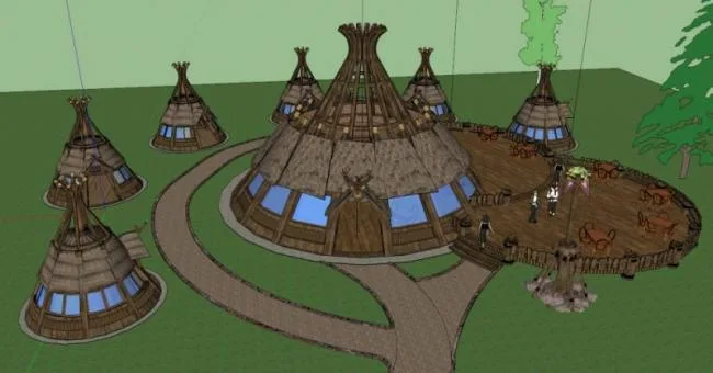 Sketchup Cultural Model | Multi story Museum, Cultural Architecture, Classical Style