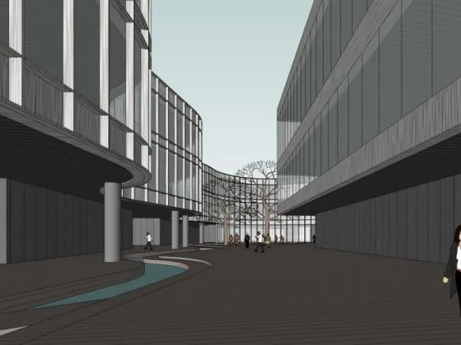 Sketchup Cultural Model | Multi story Museum, Cultural Architecture, Modern Style
