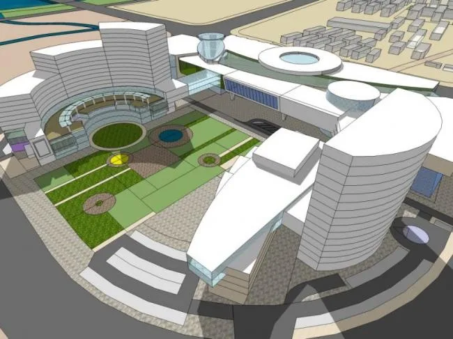 Sketchup Hotel Model | Multi story Hotel, Modern Style