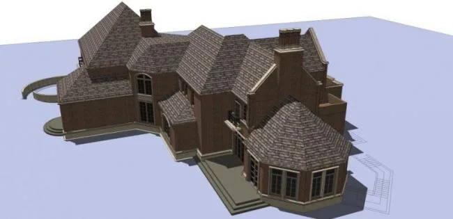 Sketchup Villa Model | Solo Villa, Modern Style