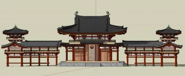 Sketchup Ancient Architecture Model | Multi story Ancient Architecture Complex, Chinese Style