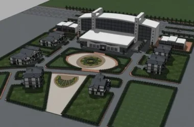 Modern Multi-Story Hotel Residential Model in SketchUp-BIM WORLD