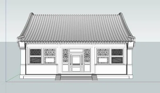 Sketchup Ancient Architecture Model | Multi story Courtyard Room, Chinese Style, Ancient Architecture