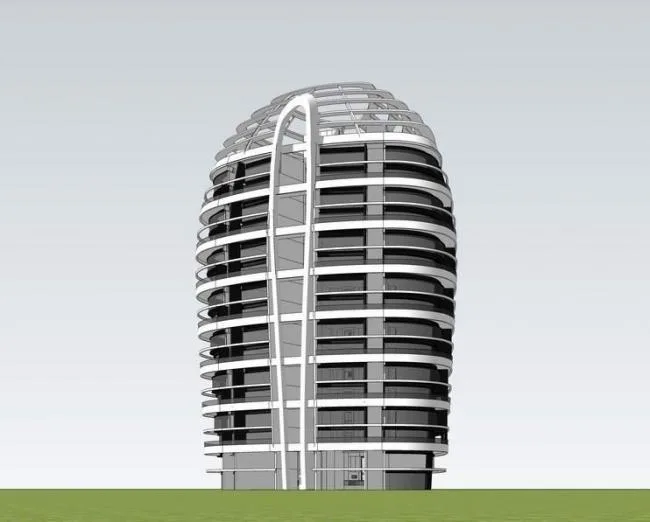 SketchUp Residential Models: Modern Small and High-Rise Buildings in Contemporary Architecture
