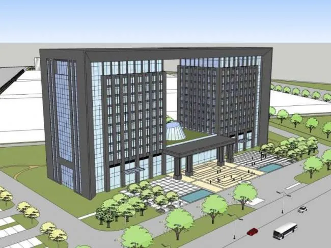 Sketchup Office Model | High rise Office Building, Modern Style