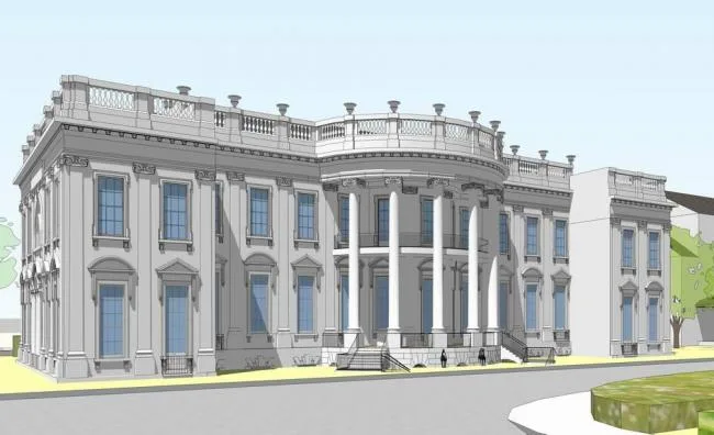 Sketchup Business Model | Multi story clubhouse, residential, villa, commercial building, French, classical style