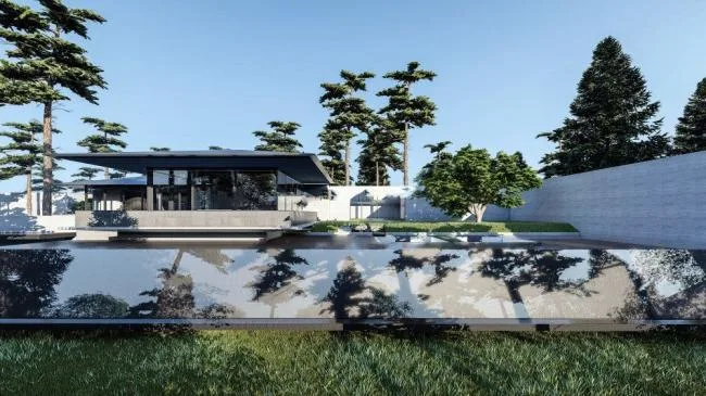 Sketchup Business Model | Restaurant, New Chinese Style, Commercial Architecture