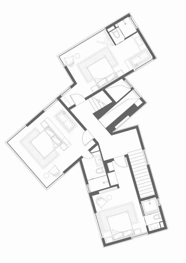 BIM Architecture | Boundless Sea, Tranquil and Distant Mood: Zhejiang Chuanshan and Other Wind Blowing People's Accommodation/Zhou Xin Architectural Design Studio