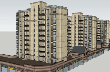 SketchUp Residential Models: High-Rise, Classical, and British-Style Homes-BIM WORLD
