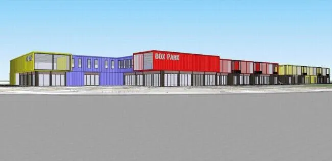 Sketchup Office Model | Container Office Building, Modern Style