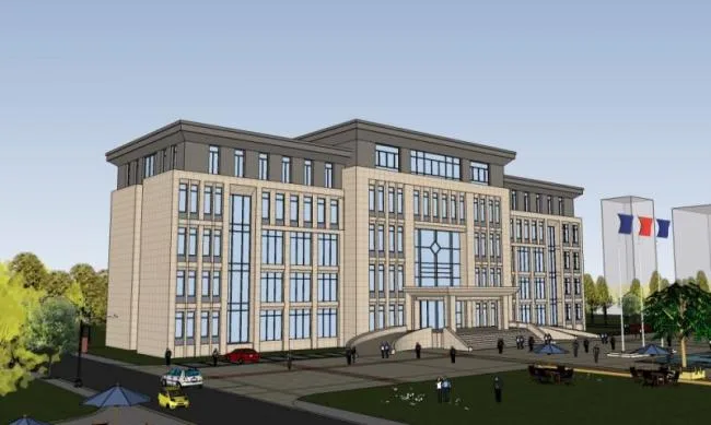 Sketchup Office Model | Multi story Office Building, Modern Style