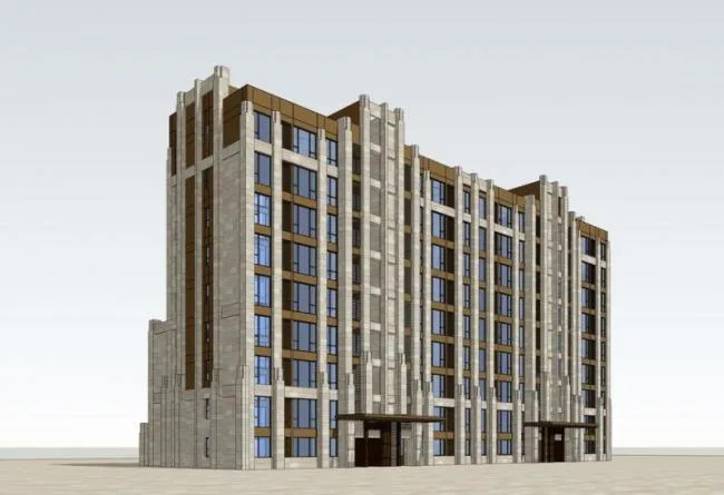Sketchup Residential Model | Small and High rise Residential Buildings, Classical Style, Residential Architecture
