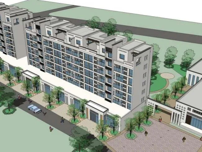 Sketchup Residential Model | Multi story Residence, Modern Style