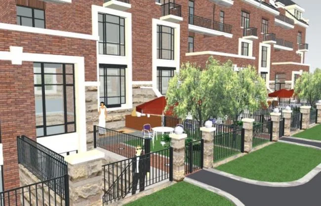 Sketchup Villa Model | Row Villa, Classical Style, English Style