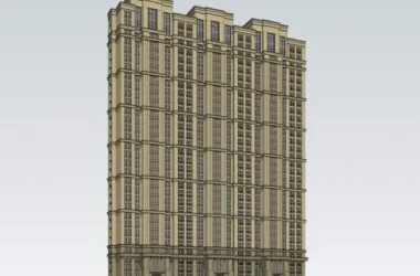 SketchUp Residential Models: High-Rise and Classical Style Buildings-BIM WORLD