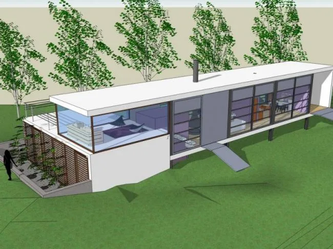 Sketchup Villa Model | Solo Villa, Modern Style