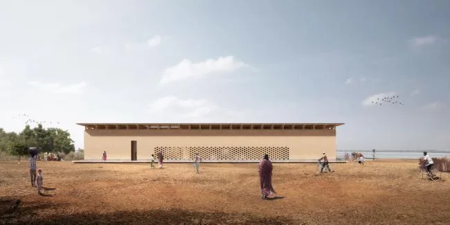 BIM Architecture | Senegal Peace Pavilion International Architecture Competition First Prize Project Plan/Cai Changze