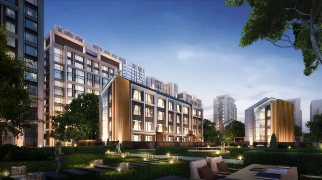 Modern Multi-Story Residential Building Model in SketchUp