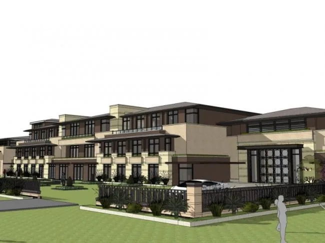 Sketchup School Model | Multi story Kindergarten School, Campus Educational Architecture, Classical Style