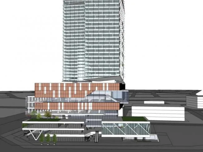 Sketchup Complex Model | Multi story Commercial Complex, Modern Style