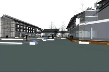 Chinese-Style Residential Area Model in SketchUp-BIM WORLD