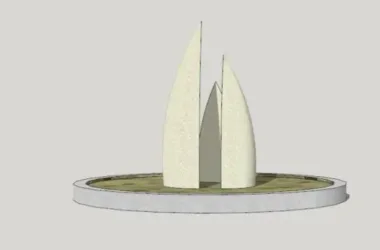 SketchUp Materials for Landscape Sculpture Models | Modern Style Components-BIM WORLD