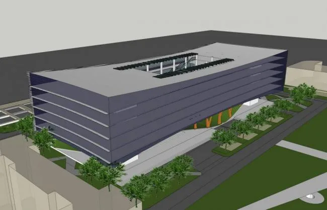 SketchUp Cultural Model: Modern Multi-Story Museum Architecture