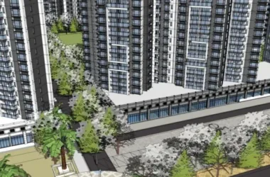 Modern High-Rise Residential Complex | SketchUp Model Showcase-BIM WORLD