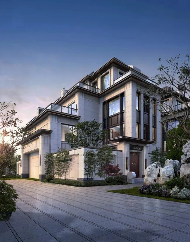 Sketchup Villa Model | Townhouse, Garden Villa, Modern Style