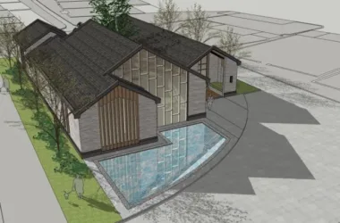 SketchUp Business Models: Clubhouses, Commercial Buildings, Modern Chinese Style, and Entertainment Facilities-BIM WORLD