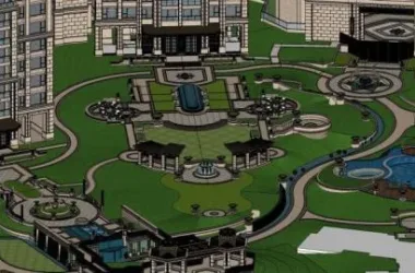 SketchUp Residential Models: Super High-Rise Buildings, Neighborhoods, and Neoclassical Landscapes-BIM WORLD