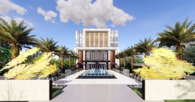 Sketchup Villa Model | Row Villa, Neoclassical Style
