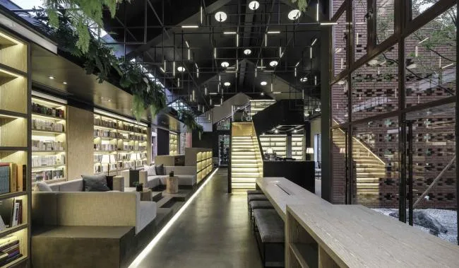 BIM Architecture | Between Memory and Hope: East China Normal University's New Year's Eve Study at the Riva Riverside Bookstore Renovation/Shanghai Riqing Architectural Design