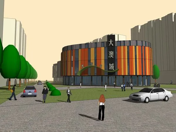 Sketchup Residential Model | Multi story Sales Office, Residential, Modern Style