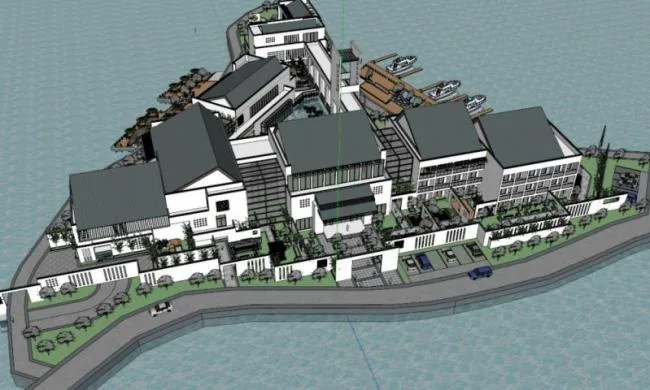 SketchUp Business Model: Designing a Multi-Story Chinese-Style Club