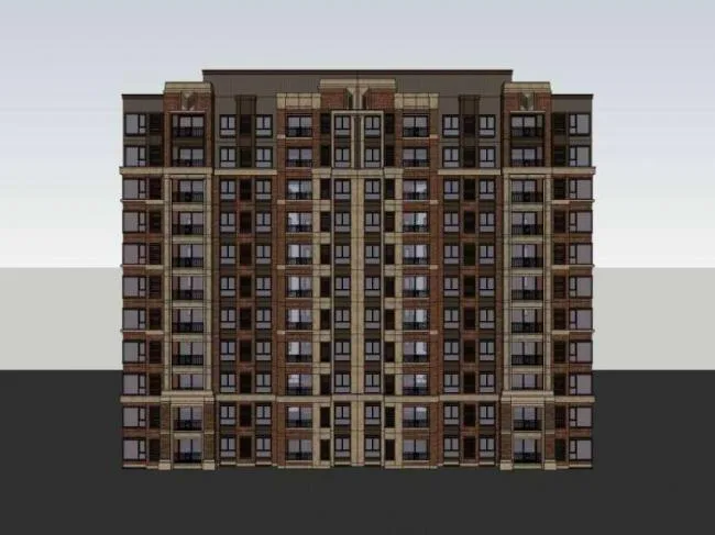 SketchUp Residential Models: Western Classical High-Rise Buildings
