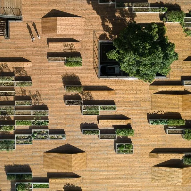 BIM Architecture | A touch of greenery in the city: Planting Platform and Experience Hall/Ink Photography Architectural Design Firm