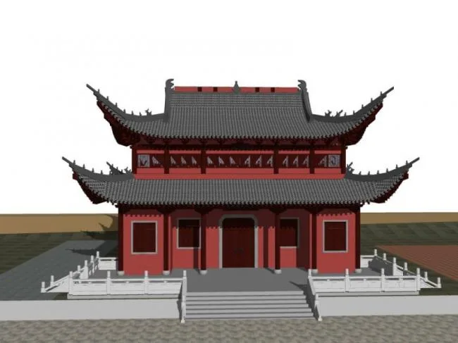 Sketchup Ancient Architecture Model | Multi story Palace, Chinese Style, Ancient Architecture
