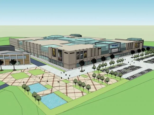 Sketchup Business Model | Multi story Commercial Complex, Modern Style