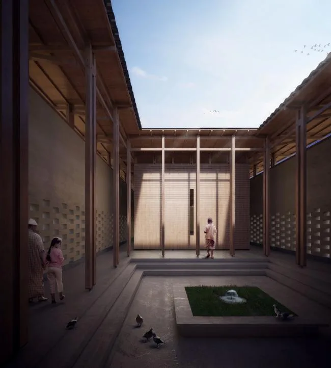 BIM Architecture | Senegal Peace Pavilion International Architecture Competition First Prize Project Plan/Cai Changze