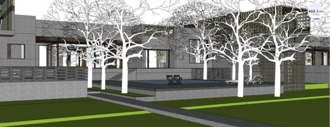 Sketchup Villa Model | Villa, New Chinese Style
