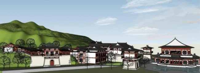 Sketchup Ancient Architecture Model | Multi story Private Clubhouse, Chinese Style, Commercial, Ancient Architecture
