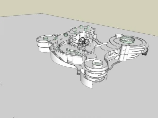 Sketchup School Model | Multi story School Kindergarten, Campus Educational Architecture, Modern Style