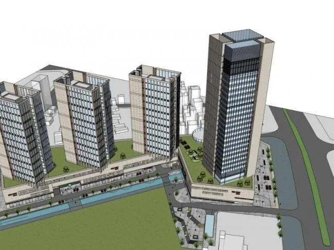 Sketchup Office Model | Super High rise Office Building, Modern Style