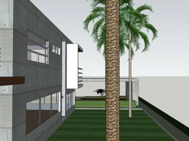 Sketchup Hotel Model | Low rise Hotel, Modern Style