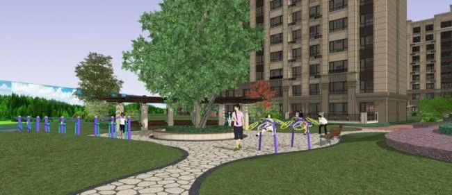 SketchUp Landscape Models: Community, Residential, European, and Classical Styles