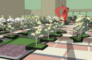 Modern Residential Landscape Design in SketchUp: A Stylish Approach-BIM WORLD