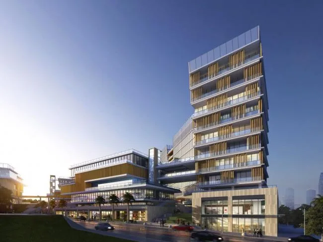 Sketchup Complex Model | Multi story high-rise mixed use, commercial complex, modern style