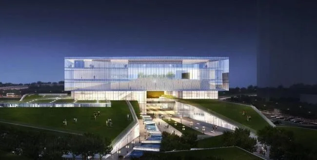 Sketchup Cultural Model | Multi story Civic Center, Modern Style, Cultural Architecture