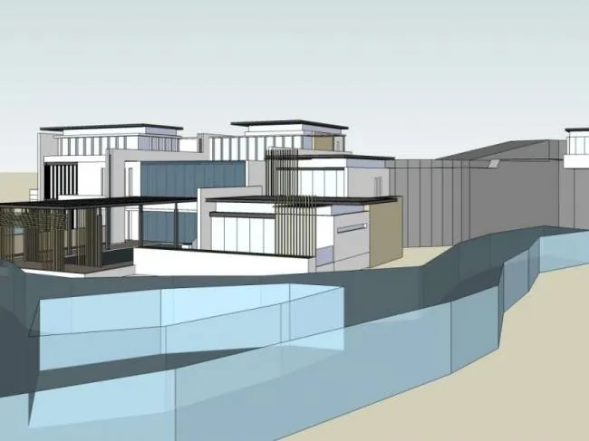 Sketchup Villa Model | Solo Villa, Modern Style